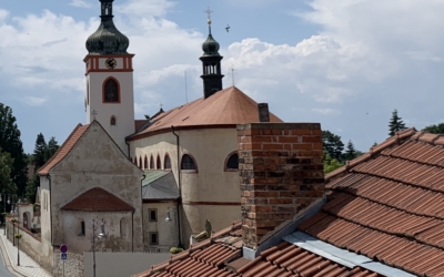 kostel sv. Václava pohled z podkroví