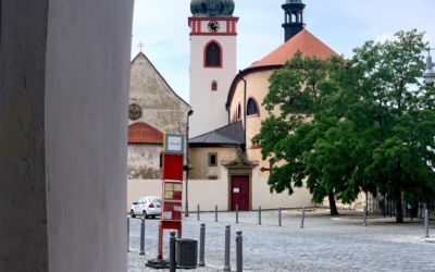 kostel sv. Václava od domu